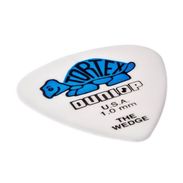 Медіатор Dunlop 424R1.0 Tortex Wedge 1.0 mm (72 шт.) 120800 фото