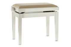 Банкетка для фортепіано GEWA Deluxe Ivory High Gloss G-130150 фото
