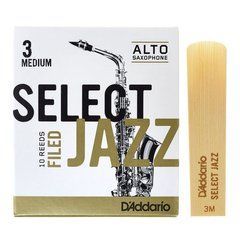 Тростина для альт-саксофона D'Addario Select Jazz Filed 3M (1 шт) 25337 фото