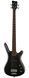 WARWICK Teambuilt Pro Series Corvette Ash, 4-String A/A (Nirvana Black Transparent Satin) 40295 фото 1
