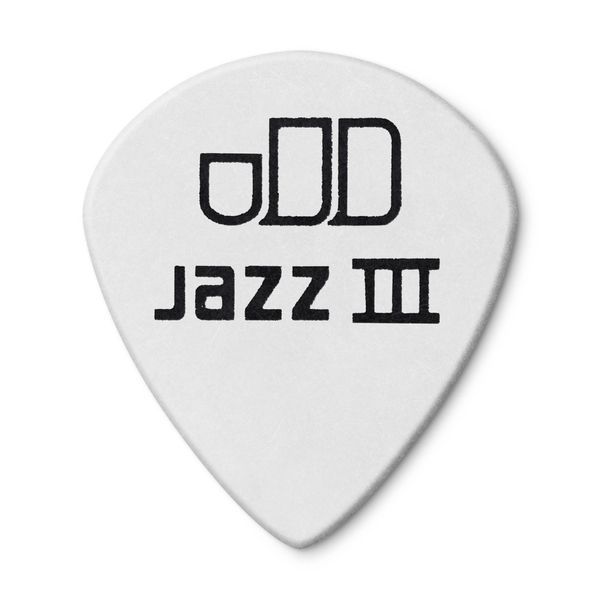 Медиатор Dunlop 478P1.0 Tortex White Jazz III 1.0mm (12 шт.) 124881 фото