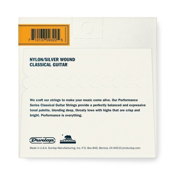 Струни для класичної гітари Dunlop DCV100NS Normal Tension Nylon/Silver Wound 125312 фото