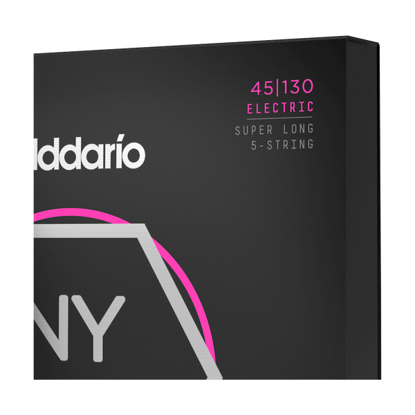 Струны для бас-гитары D'ADDARIO NYXL45130SL NYXL BASS REGULAR LIGHT 5-STRING, Super Long Scale (45-130) 40663 фото