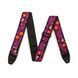 DUNLOP JIMI HENDRIX BLACKLIGHT MONTEREY PINK STRAP 41888 фото 2