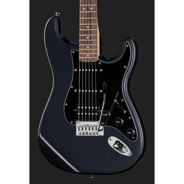 Squier Affinity Stratocaster HSS Pack + Fender Frontman 15G (Charcoal Frost Metallic) — guitar pickups, bridge and controls