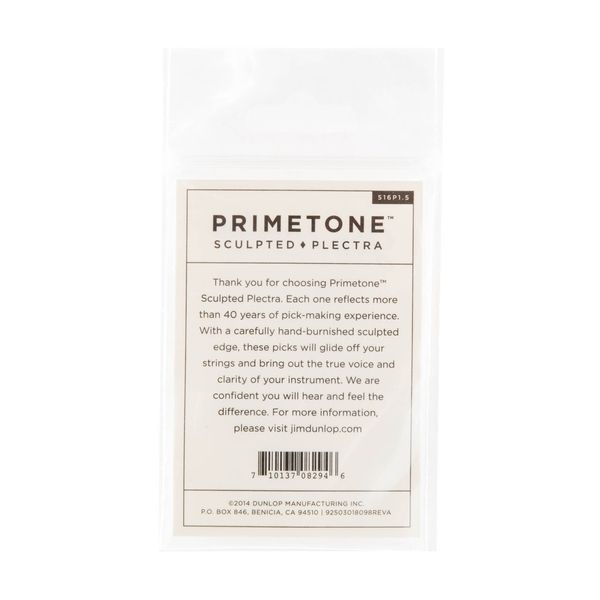 Набор медиаторов Dunlop 516P1.5 Primetone 1.5mm (3шт) 125877 фото