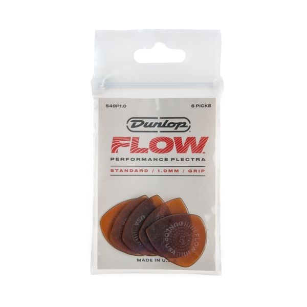 Медиатор Dunlop 549P1.0 Ultex Flow Standard Grip 1.0 mm (6 шт.) 125861 фото
