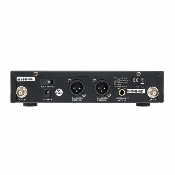 Двухканальная радиосистема с ручным микрофоном the t.bone freeU Twin HT 863 432866 фото
