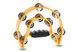 Тамбурин GEWA Jingle wreath Half moon 20 jingles Yellow G-841575 фото 1
