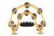 Тамбурин GEWA Jingle wreath Half moon 20 jingles Yellow G-841575 фото 5