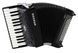 Акордеон Hohner Bravo I 49 F Black A40461 Freebass SilentKey (з чохлом) 128772 фото 1