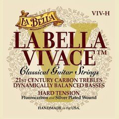Струни для класичної гітари La Bella Vivace Fluorocarbon VIV-H Hard Tension 126104 фото
