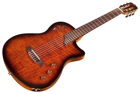 C&oacute;rdoba Stage Edge Burst Nylon-string electric guitar 40603 photo