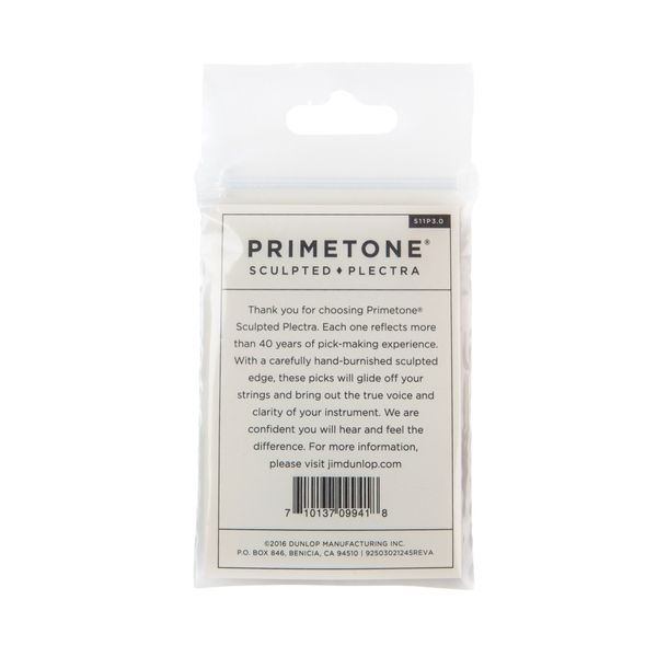 Медиатор Dunlop 511P3.0 Primetone Standard Smooth 3.0 mm (3 шт.) 125883 фото