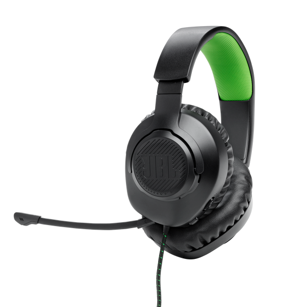 JBL Quantum 100X Console Black/Green Wired Gaming Headset JBLQ100XBLKGRN photo