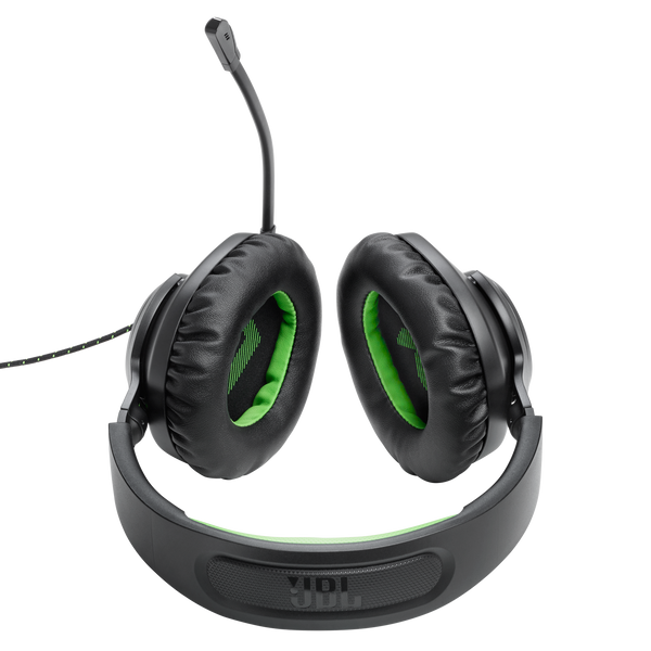 JBL Quantum 100X Console Black/Green Wired Gaming Headset JBLQ100XBLKGRN photo