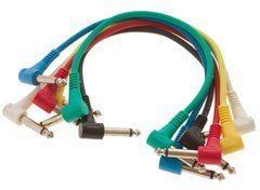 Инструментальный или патч-кабель ROCKCABLE Multi-Color, 15 cm 6pcs 25442 фото