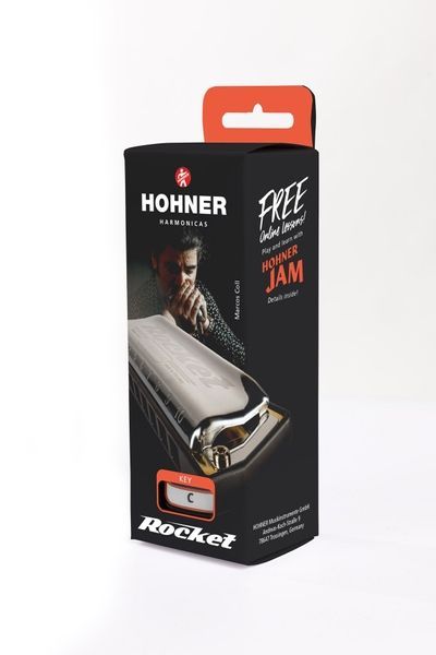 Губная гармошка Hohner Progressive Rocket M2013026P Db-major 128555 фото