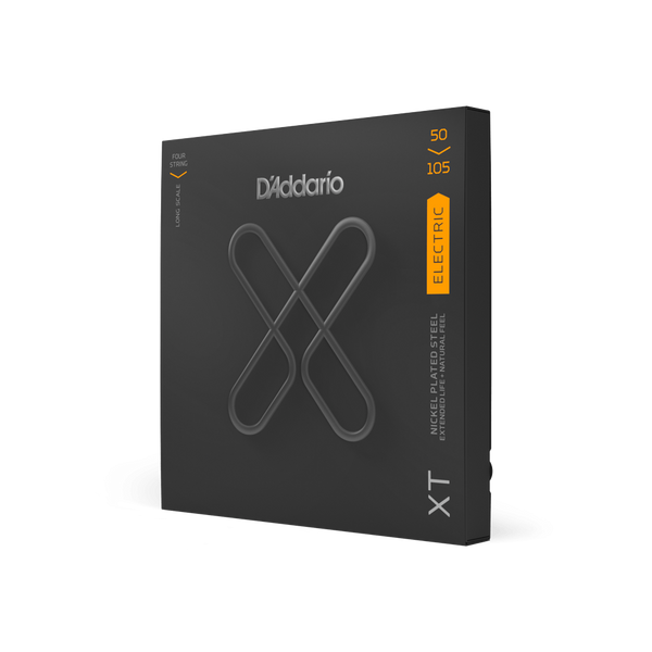 Струни для бас-гітари D'ADDARIO XTB50105 XT BASS NICKEL PLATED STEEL MEDIUM (50-105) 37267 фото
