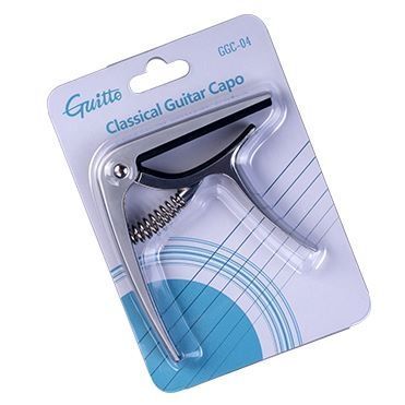 Каподастр для класичної гітари Guitto GGC-04 Silver 128005 фото