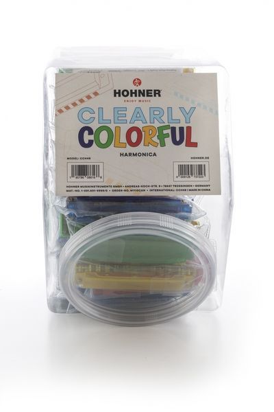 Набір губних гармошок Hohner Beginner Translucent Harp M1110CAN C-major (48 шт.) 128852 фото