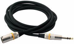 ROCKCABLE RCL30383 D6M BA - Microphone Cable - XLR (m) / TRS Jack (3m) 32950 фото
