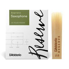 Трость для сопрано-саксофона D'Addario Reserve №2,0 (1 шт) 34710 фото