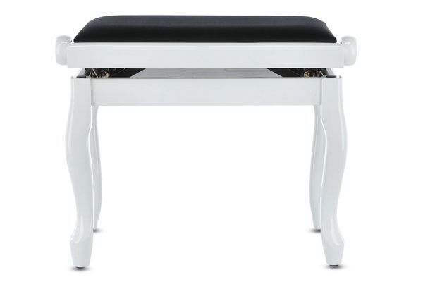Банкетка для фортепиано GEWA Deluxe Classic White High Gloss G-130350 фото