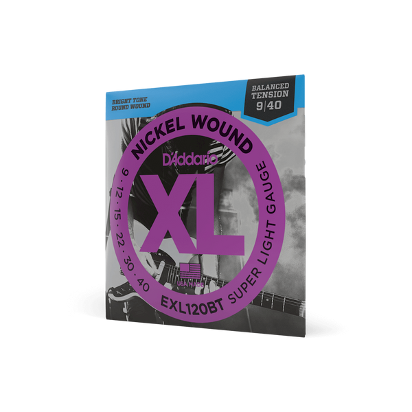 D'ADDARIO EXL120BT XL NICKEL WOUND BALANCED TENSION SUPER LIGHT (09-40) 30084 фото