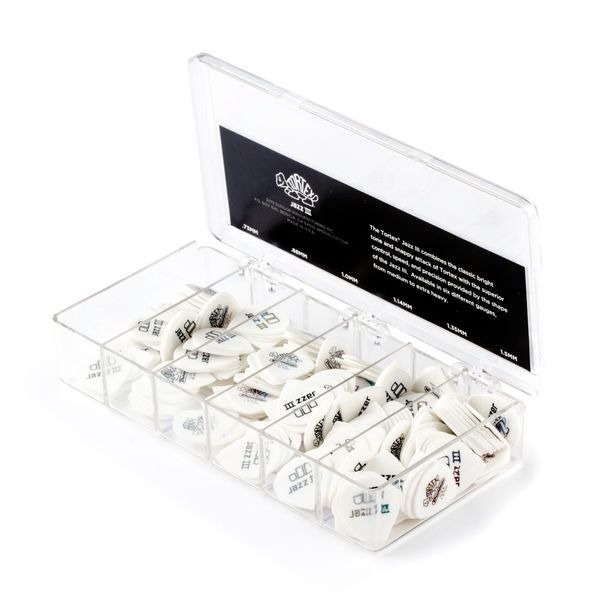 Набор медиаторов Dunlop 4781 Tortex Jazz III White (216 шт.) 122139 фото