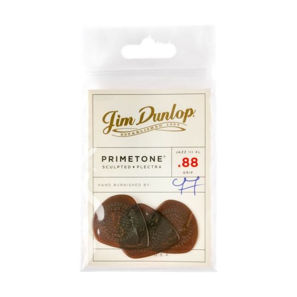 Медіатор Dunlop 520P.88 Primetone Jazz III XL Grip .88 mm (3 шт.) 124298 фото