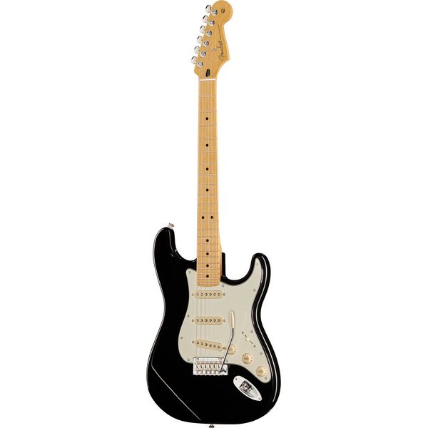Fender Player II Stratocaster (Black) — guitar front view