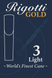 Трости для кларнета Rigotti Gold №3 Light RG.CCS	3 Light фото 1