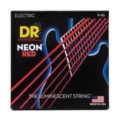 DR Strings NEON Red Electric - Light Heavy (9-46) 40767 фото