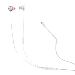 JBL Quantum 50C White Wired In-Ear Gaming Headset JBLQTUM50CWHT photo