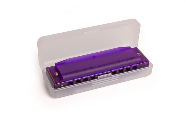 Губна гармошка Hohner Beginner Translucent Harp M5256 C-major (Purple) 128112 фото