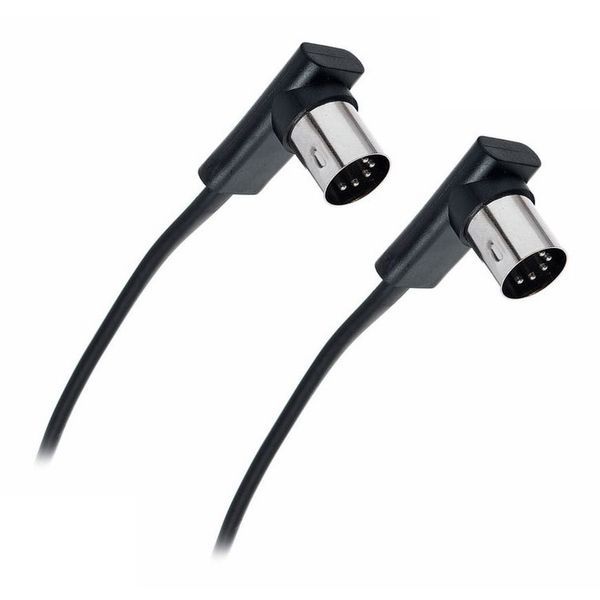 ROCKBOARD RBO CAB MIDI 200 BK Flat MIDI Cable - Black, 200 cm 38674 фото