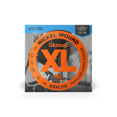 D'ADDARIO ESXL110 XL NICKEl WOUND REGULAR LIGHT DOUBLE BALL END (10-46) 36985 фото