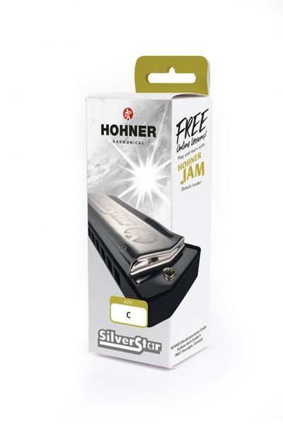 Губная гармошка Hohner Enthusiast Silver Star M5042016 C-major 128900 фото