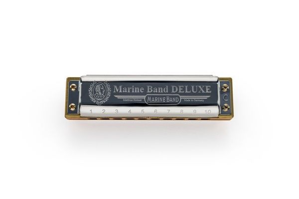 Губная гармошка Hohner Marine Band Deluxe M200503P D-major 128593 фото
